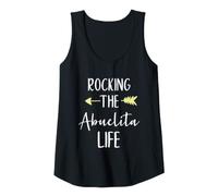 Womens Rocking The Abuelita Life Cute Rockin' Cool Grandma Tank Top