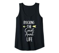 Womens Rocking The Great Aunt Life Cute Rockin' Cool Tank Top