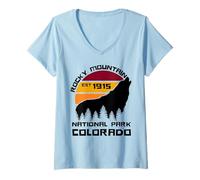 Women's Rocky Mountain National Park V-Neck T-Shirt