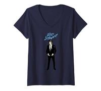 Womens Rod Stewart Standing V-Neck T-Shirt