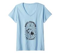Womens Rodeo Champion boy in Training V-Neck T-Shirt