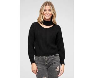 Women's roll neck and V-neck sweater Cloud5ive Noir XS