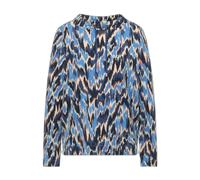 Women's roll-neck T-shirt Cecil Bleu M