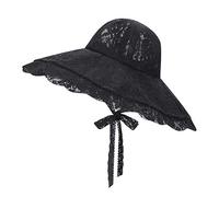 Women's Roll Up Floppy Elegant Wide Brim Sun Protection Hat - Packable, Foldable, Perfect for Travel, Beach, Church, Tea Party & Photography