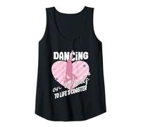 Womens Roller Skating Roller Skates Dancing On Wheels To Life Tank Top