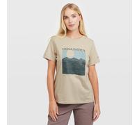 Women's Rolling Bend™ Graphic Oversized T-Shirt, Beige M