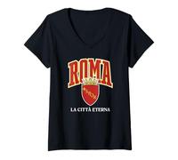 Womens Rome The Eternal City (Roma La Città Eterna) V-Neck T-Shirt