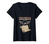 Women's Ron Paul Massie 2028 Freedom Movement Election Candidate V-Neck T-Shirt