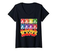 Womens Roper Romp! Funny Mrs Roper Three's Company Pop Art Retro V-Neck T-Shirt