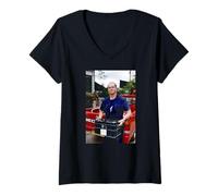 Womens Ross Kemp Grant Mitchell On Set Eastenders V-Neck T-Shirt