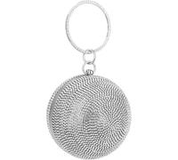 Women's Round Ball Crystal Clutch Purse Rhinestones Evening Handbag Glitter Shoulder Bridal Wedding Crossbody