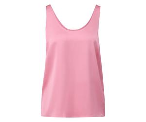 Women's Round Neck Satin Finish Tank Top COMMA Rose 40