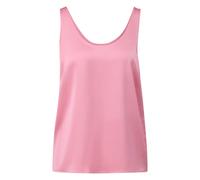 Women's Round Neck Satin Finish Tank Top COMMA Rose 42