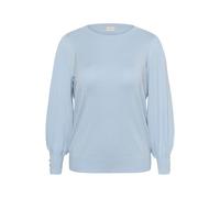 Women's round neck sweater KAFFE Curve Lizzy Bleu S