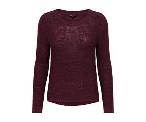 Women's round neck sweater Only Geena Rouge XL