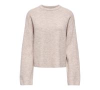 Women's round neck sweater Only Simoni Beige XL