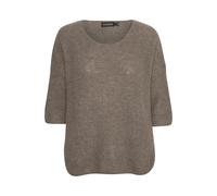Women's round neck sweater Soaked in Luxury Tuesday Marron XL
