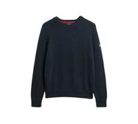 Women's round neck sweater Superdry slouchy Bleu M