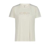 Women's Round Neck T-shirt with Logo CMP Blanc M