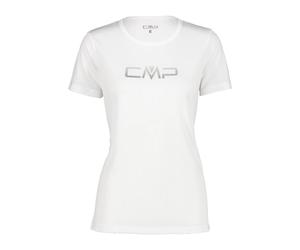 Women's Round Neck T-shirt with Logo CMP Blanc S