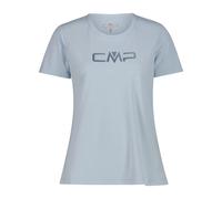 Women's Round Neck T-shirt with Logo CMP Bleu XL