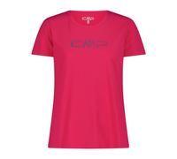 Women's Round Neck T-shirt with Logo CMP Rouge S