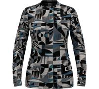 Odlo 112151 Merino Heritage Long Sleeve Base Layer Blue,Grey L Women