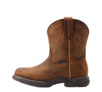 Ariat Anthem Women's Round Toe Shortie H20 Western Ankle Boots (Brown, UK 3.5)