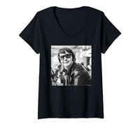 Womens Roy Orbison Photo By Everard Smith V-Neck T-Shirt