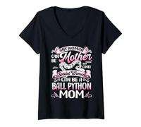 Womens Royal Python Lifespan Size Care Morphs Ball Python V-Neck T-Shirt
