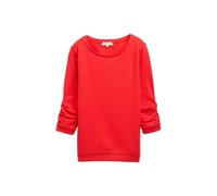Women's Ruché Structured Sweatshirt Tom Tailor Denim Rouge XS