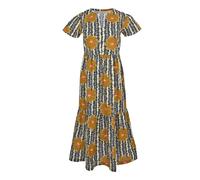 Women's ruffled midi dress Regatta Orla Kiely Jaune 42