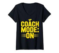 Womens Rugby Coach Rugby Training Rugby Team Coaching V-Neck T-Shirt