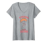 Womens Rugrats Chuckie It Feels Good To Be A Finster V-Neck T-Shirt