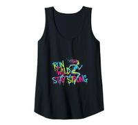 Womens Run Wild Stay Strong Gym Woman Runner Motivation Tank Top