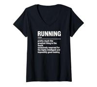 Women's Running Noun Pretty Much The Greatest Thing in The World V-Neck T-Shirt