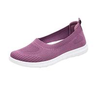 Womens Running Shoes Air Cushion Athletic Sneakers Orthopedic for Women Platform Classic Walking Sport Flat Feet Plantar Fasciitis Spring Summer, Hiking Trekking Purple