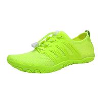 Womens Running Shoes Lace-up Casual Zero Drop Sole Quick Drying Waterproof Rain Boots for Flat Feet Plantar Fasciitis Spring Summer Hiking Trekking Green