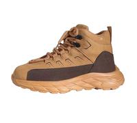 Womens Running Shoes Ladies Breathable Sneakers Synthetic Textile Walking Lightweight Comfortable Wedge Tennis Travel Air Cushion Arch Support Workout Casual Gym Khaki