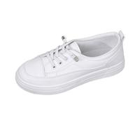 Womens Running Shoes Trainers Walking Zero Drop Sole Lightweight Comfortable Wedge Casual dad Streetwear Water Beach Women's for Size White