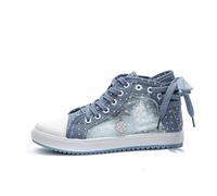 Womens Running Shoes Women Chunky Sneakers Fashion Platform Leather Classic Casual dad Streetwear Ladies Trainers Jogging Teens Sky Blue