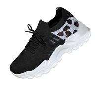 Womens Running Shoes Womens Trainers Waterproof Leather Hiking Trainers Mid Cut Enhanced Ankle Support Rugged Trails Durable Protective Outdoor Ladies Running Black