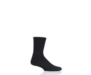 Womens Running Socks Crew Padded Thorlos Thick Cushioning White / Black - 1 Pair