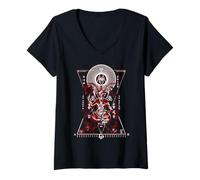 Womens Sacred Geometry Baphomet - Hermetic Esoteric Symbolism Art V-Neck T-Shirt