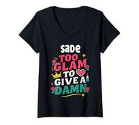 Womens SADE Personalized Women's Gift Custom SADE V-Neck T-Shirt