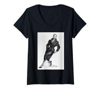 Womens Sade Pop Singer Helen Folasade ADU 1984 V-Neck T-Shirt