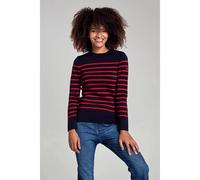 Armor Lux Women's 77280 Jumper, Multicolour (Rich Navy/Braise Ii9), XX-Small (Size: 0)