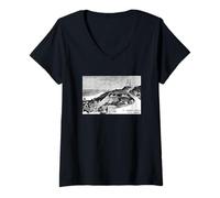 Womens Saint Andrew Orthodox Christian Church Kyiv Ukraine V-Neck T-Shirt