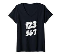 Womens Salsa 123567 Salsa Dance V-Neck T-Shirt