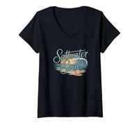 Womens Saltwater Soul V-Neck T-Shirt